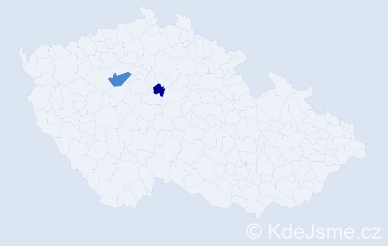 Příjmení: 'Ferbsová', počet výskytů 4 v celé ČR