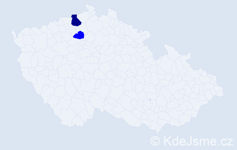 Příjmení: 'Onemichlová', počet výskytů 3 v celé ČR