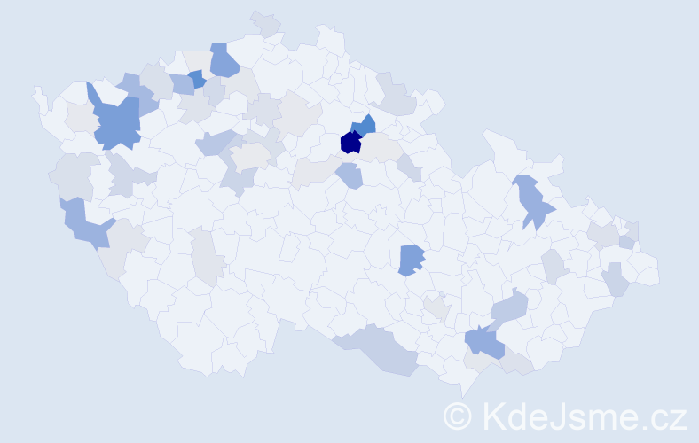 Příjmení: 'Škultéty', počet výskytů 140 v celé ČR
