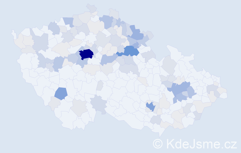 Příjmení: 'Pacáková', počet výskytů 480 v celé ČR