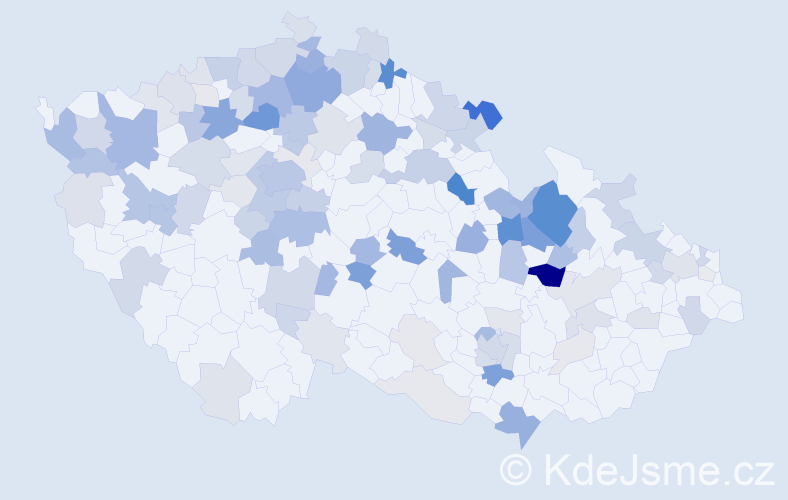 Příjmení: 'Vogel', počet výskytů 341 v celé ČR