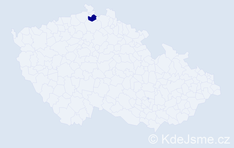 Příjmení: 'Reifferscheid', počet výskytů 1 v celé ČR