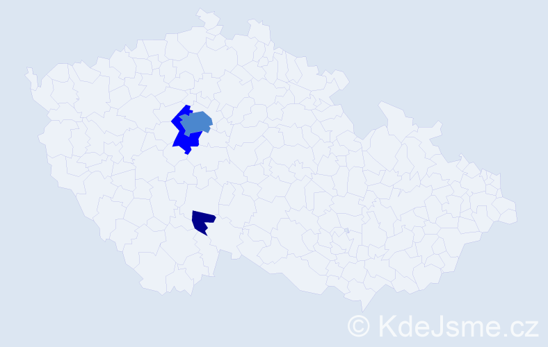 Příjmení: 'Rappensberger', počet výskytů 6 v celé ČR