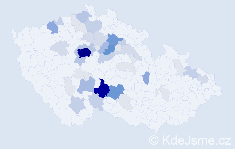 Příjmení: 'Římalová', počet výskytů 183 v celé ČR