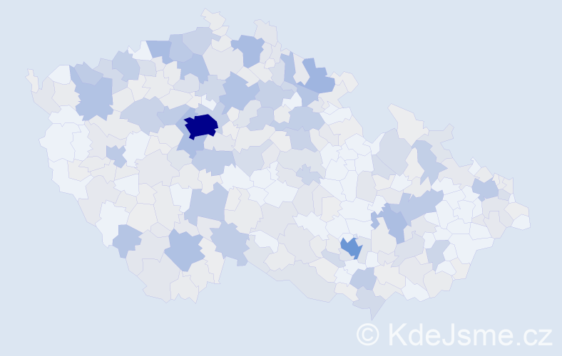 Příjmení: 'Albrecht', počet výskytů 1092 v celé ČR