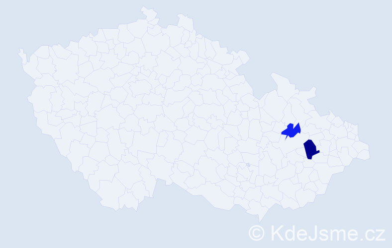 Příjmení: 'Kubjatová', počet výskytů 3 v celé ČR
