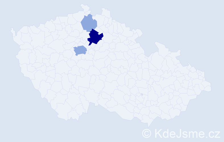 Příjmení: 'Voceová', počet výskytů 8 v celé ČR