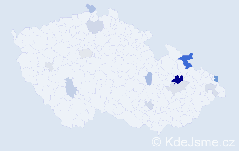 Příjmení: 'Michailidisová', počet výskytů 29 v celé ČR