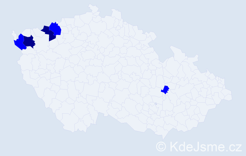 Příjmení: 'Furiaková', počet výskytů 7 v celé ČR