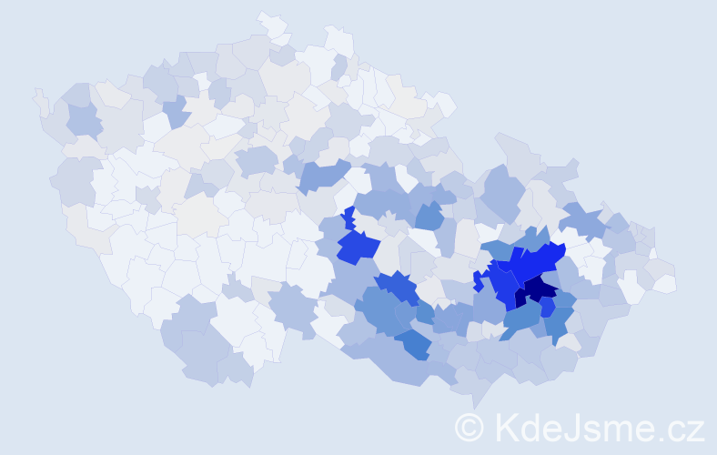 Příjmení: 'Dočkalová', počet výskytů 1680 v celé ČR