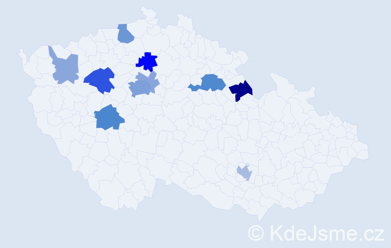 Příjmení: 'Dotsenko', počet výskytů 28 v celé ČR