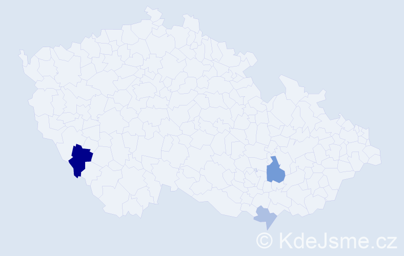 Příjmení: 'Friesse', počet výskytů 6 v celé ČR