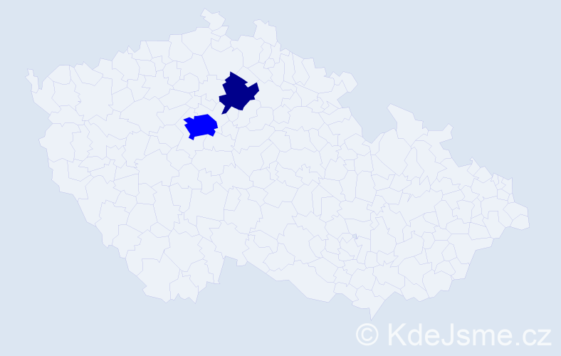 Příjmení: 'Černovová', počet výskytů 3 v celé ČR