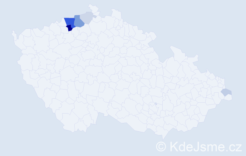 Příjmení: 'Goltsch', počet výskytů 21 v celé ČR