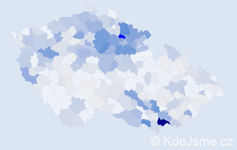 Příjmení: 'Antošová', počet výskytů 1563 v celé ČR