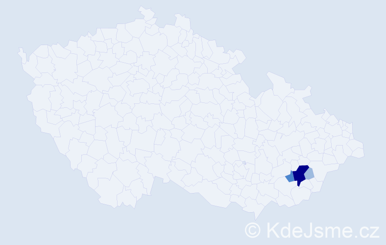 Příjmení: 'Riesslerová', počet výskytů 7 v celé ČR