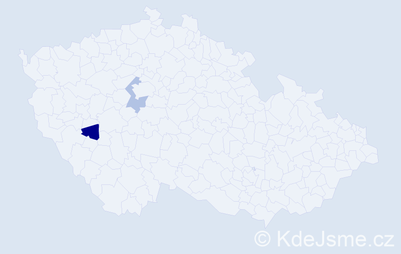 Příjmení: 'Niemkiewiczová', počet výskytů 2 v celé ČR