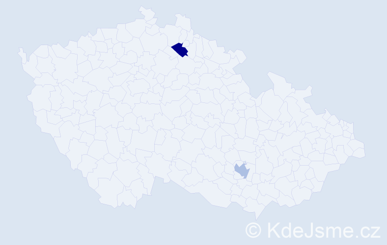 Příjmení: 'Baltaev', počet výskytů 4 v celé ČR