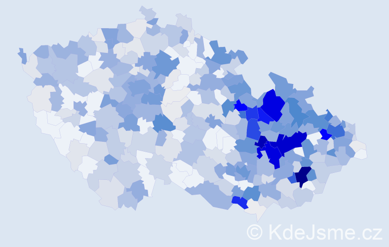 Příjmení: 'Langer', počet výskytů 2132 v celé ČR