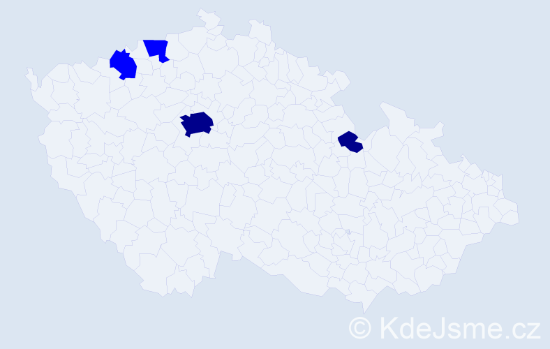 Příjmení: 'Slivinská', počet výskytů 6 v celé ČR