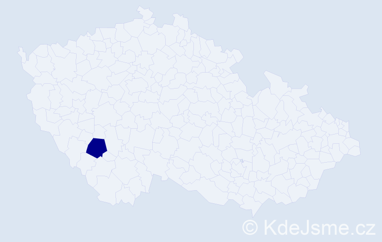 Příjmení: 'Ikrenyiová', počet výskytů 1 v celé ČR