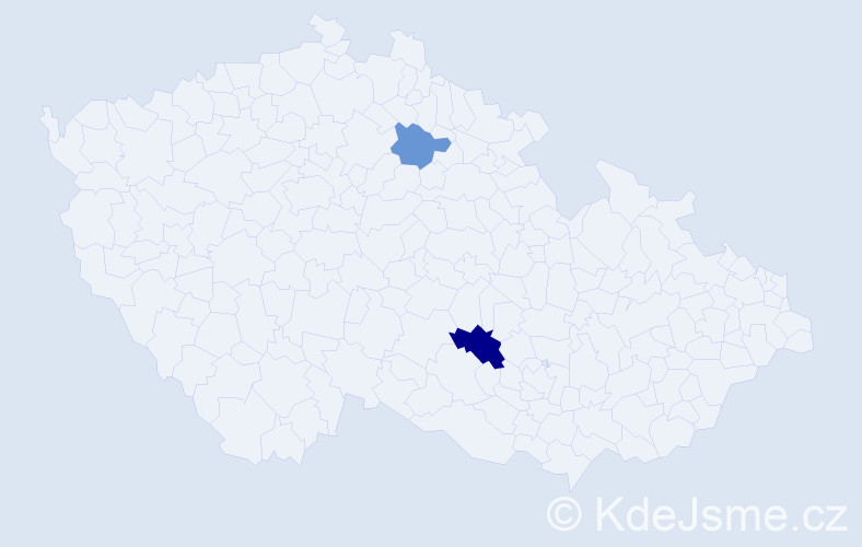 Příjmení: 'Lozinska', počet výskytů 3 v celé ČR