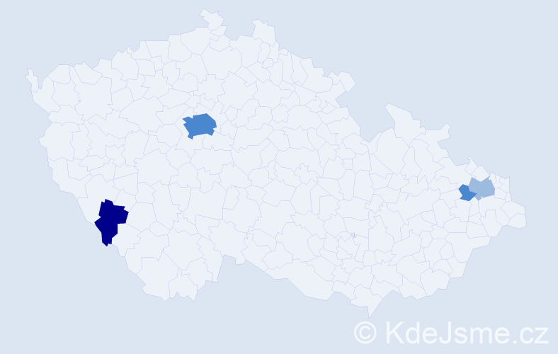 Příjmení: 'Ballaschová', počet výskytů 9 v celé ČR