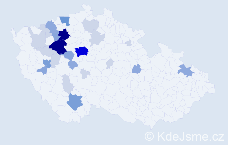 Příjmení: 'Sainer', počet výskytů 80 v celé ČR