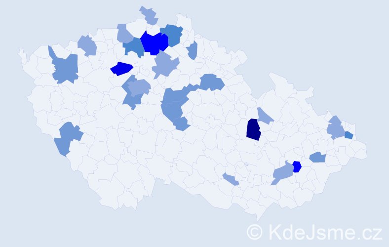 Příjmení: 'Riemer', počet výskytů 57 v celé ČR