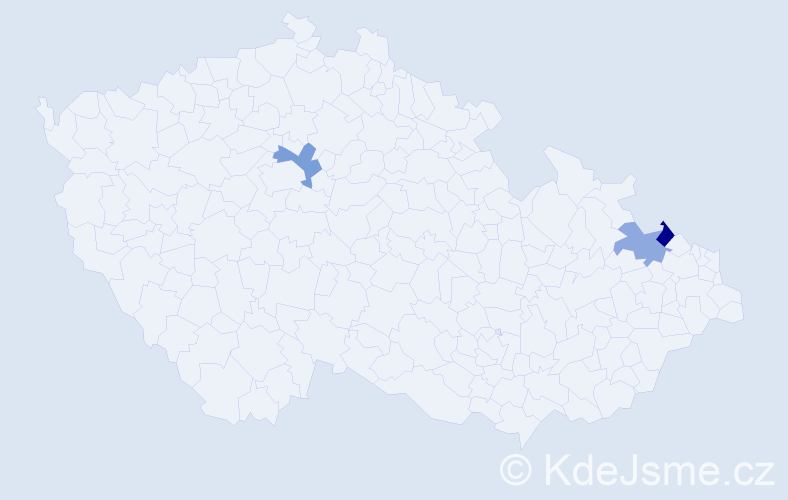 Příjmení: 'Dresselová', počet výskytů 10 v celé ČR