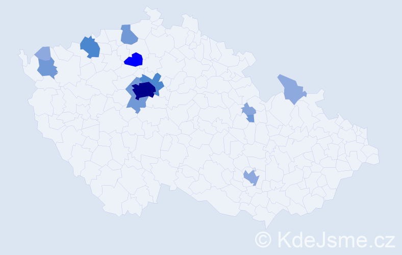 Příjmení: 'Abt', počet výskytů 41 v celé ČR