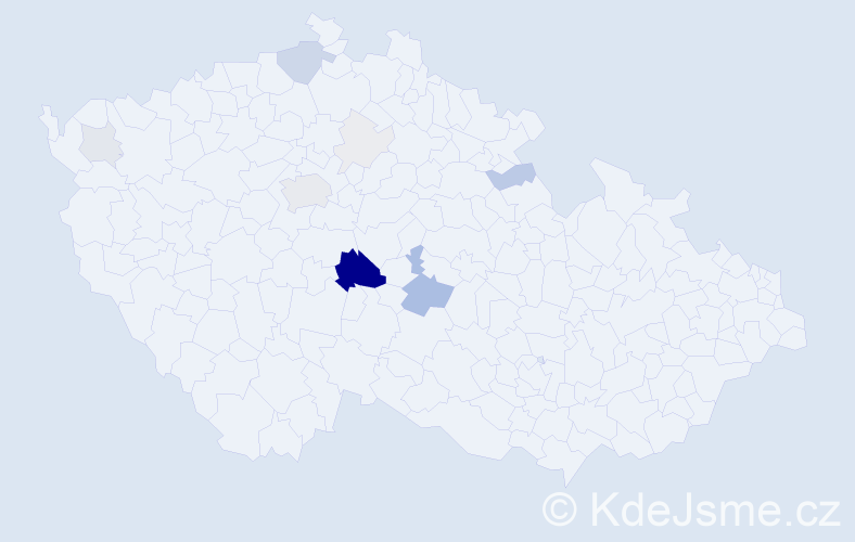 Příjmení: 'Zelingr', počet výskytů 51 v celé ČR