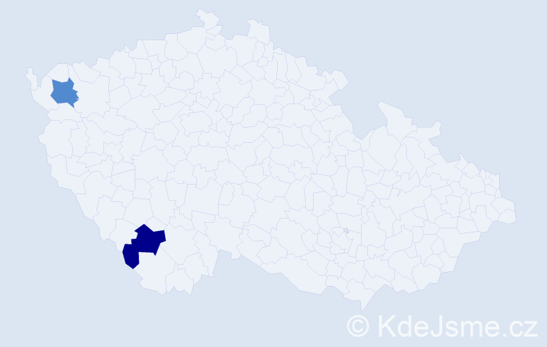 Příjmení: 'Garhammer', počet výskytů 2 v celé ČR