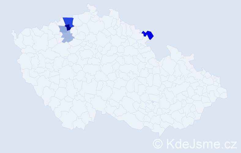 Příjmení: 'Kohlschütter', počet výskytů 16 v celé ČR