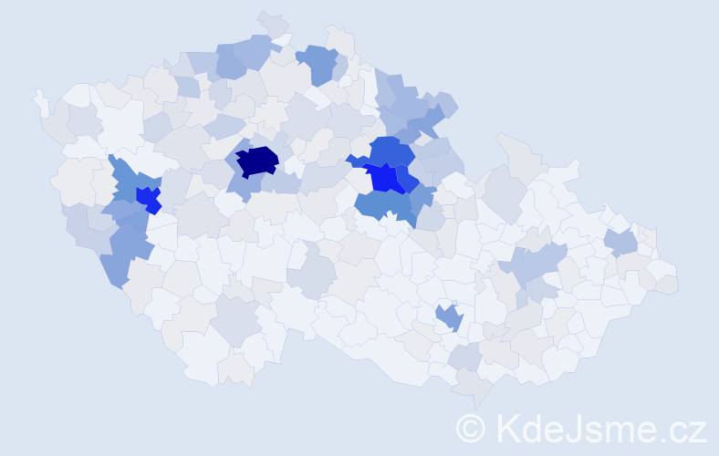 Příjmení: 'Schejbalová', počet výskytů 1174 v celé ČR