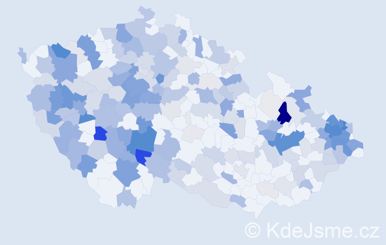 Příjmení: 'Stachová', počet výskytů 872 v celé ČR