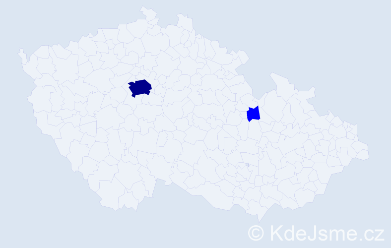 Příjmení: 'Nemchenko', počet výskytů 3 v celé ČR