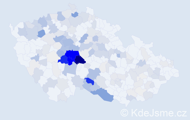 Příjmení: 'Neradová', počet výskytů 759 v celé ČR
