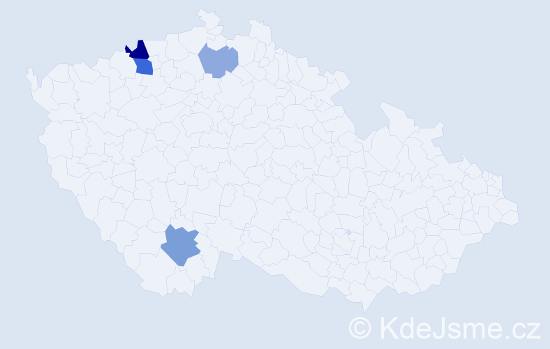 Příjmení: 'Jackowski', počet výskytů 14 v celé ČR