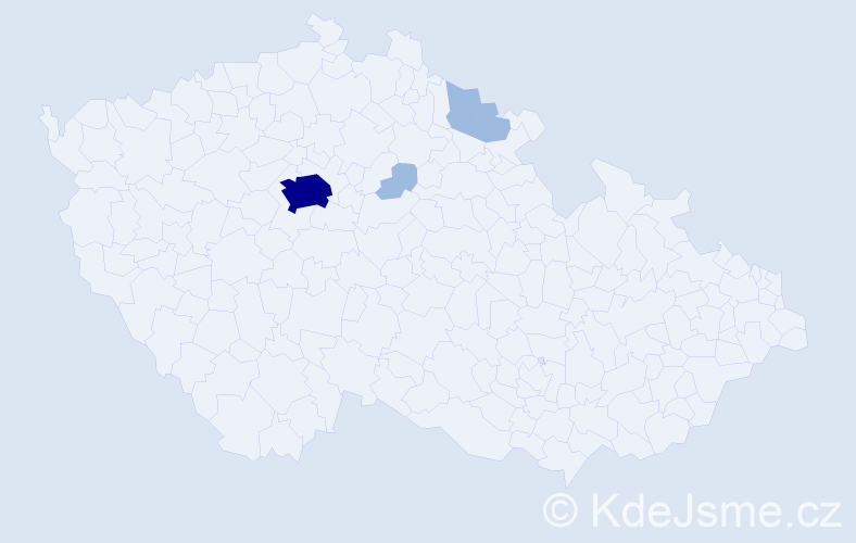 Příjmení: 'Emichel', počet výskytů 7 v celé ČR