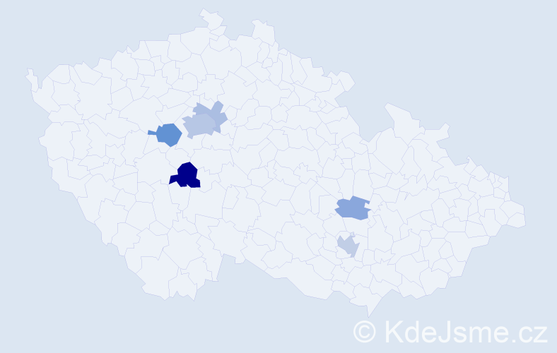 Příjmení: 'Colombo', počet výskytů 15 v celé ČR