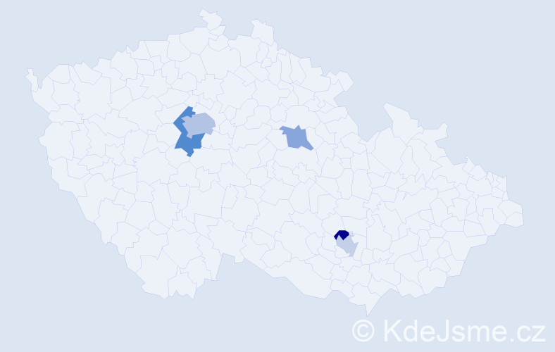 Příjmení: 'Lukyanova', počet výskytů 9 v celé ČR