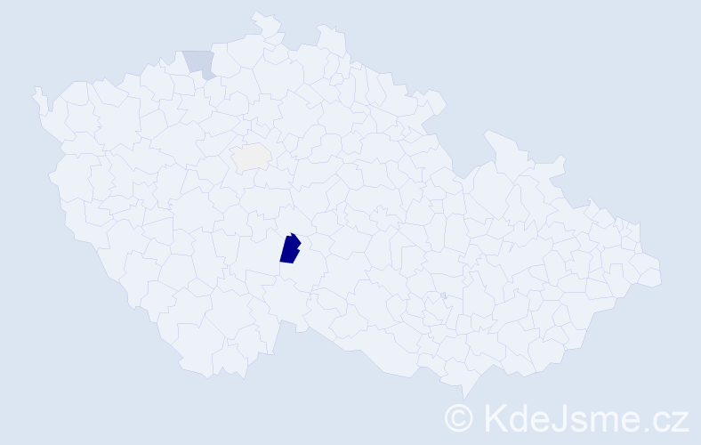 Příjmení: 'Korpejsová', počet výskytů 6 v celé ČR