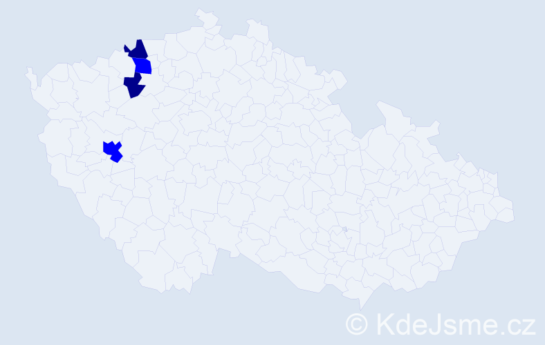 Příjmení: 'Tirschová', počet výskytů 6 v celé ČR