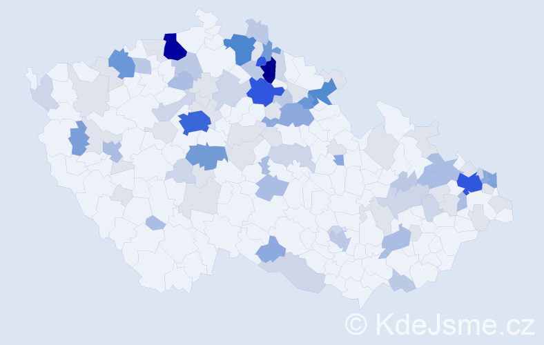 Příjmení: 'Samko', počet výskytů 333 v celé ČR