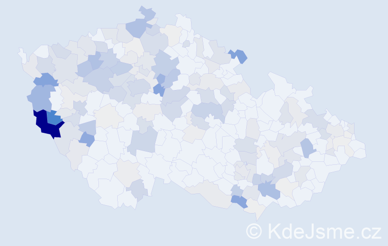 Příjmení: 'Ledvinová', počet výskytů 546 v celé ČR