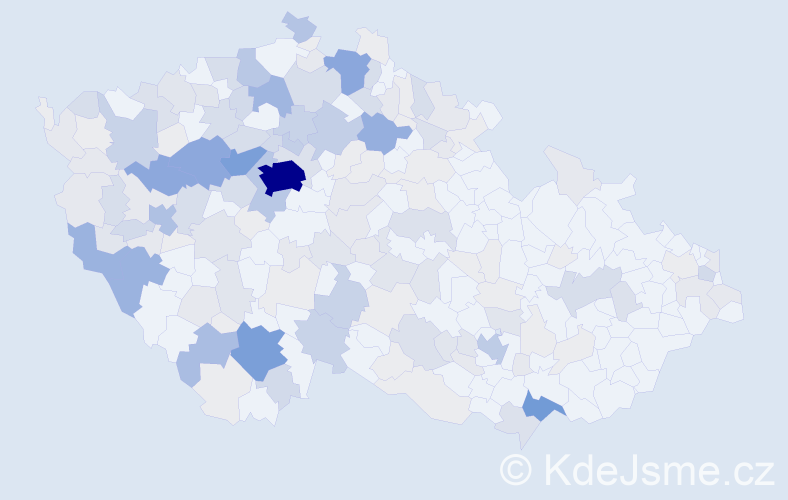 Příjmení: 'Bušková', počet výskytů 655 v celé ČR