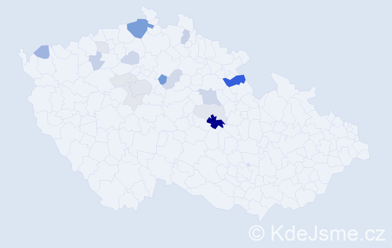 Příjmení: 'Matajová', počet výskytů 48 v celé ČR