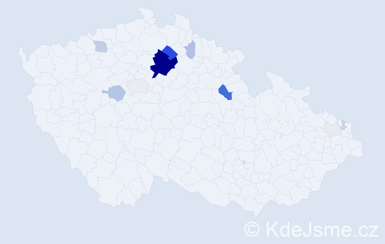 Příjmení: 'Repš', počet výskytů 41 v celé ČR