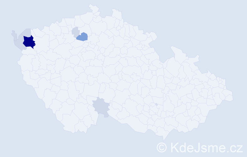 Příjmení: 'Zapfová', počet výskytů 24 v celé ČR